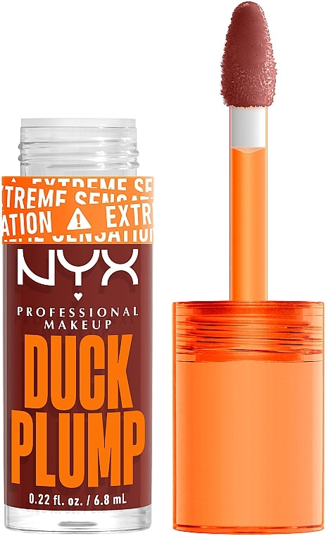 Nyx Professional Makeup Duck Plump Lip Gloss 6.8ml - Brown of Appluasee