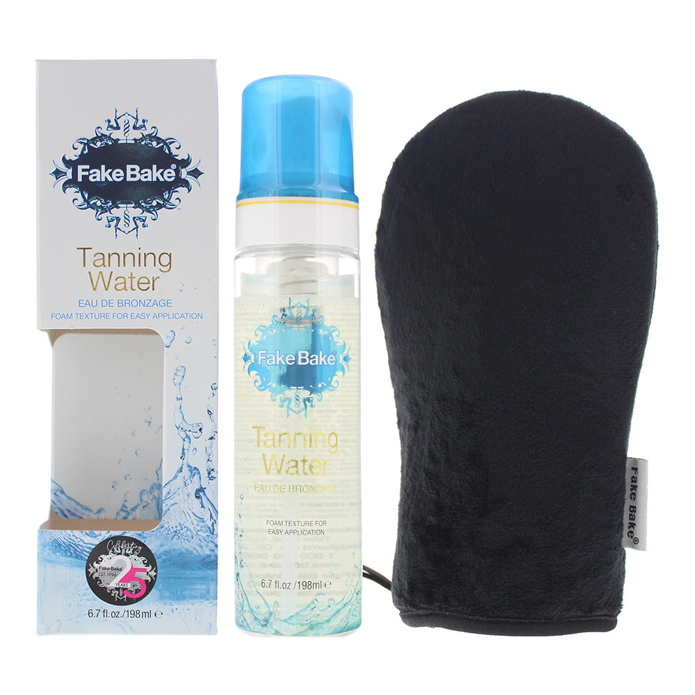 Fake Bake Eau de Bronzage Tanning Water 198ml Spray + Mitt