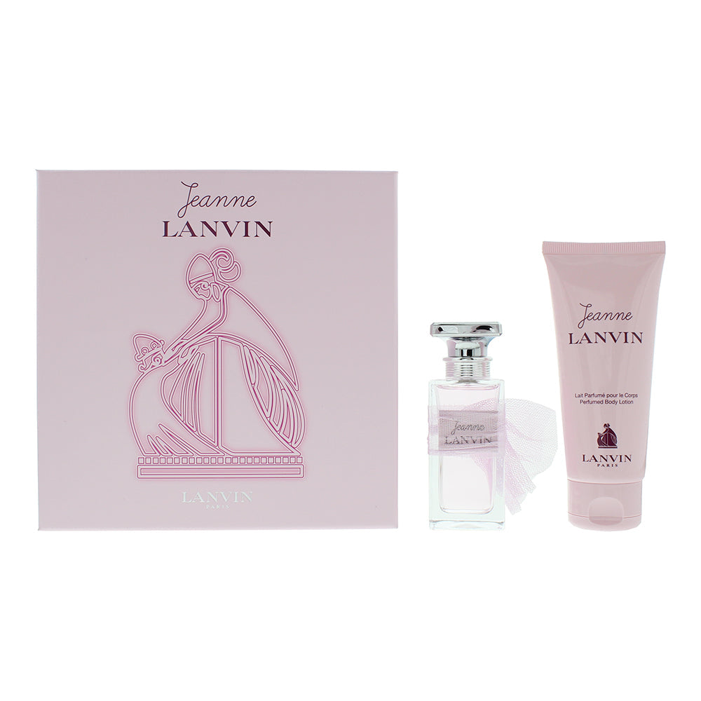 Lanvin Jeanne Gift Set 50ml EDP + 100ml Body Lotion