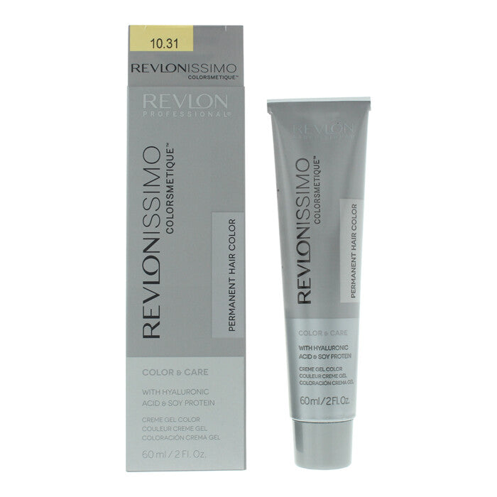 Revlon Revlonissimo Colorsmetique Permanent Hair Color 60ml - 10.31 Pale Beige Blonde