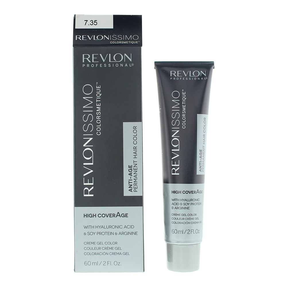 Revlon Revlonissimo Colorsmetique Permanent Hair Color 60ml - 6.35 Dark Amber Blonde