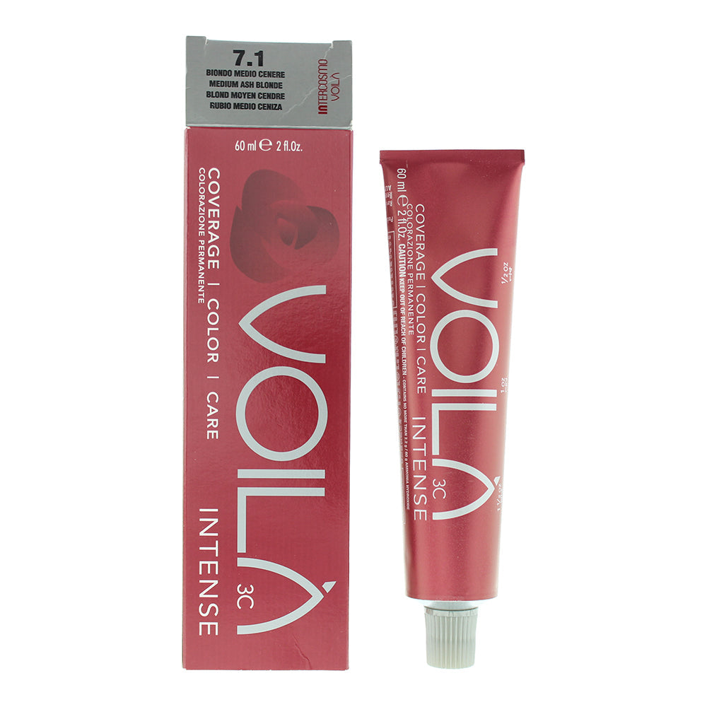 Intercosmo Voilà 3C Intense 60ml - 7.1 Medium Ash Blonde