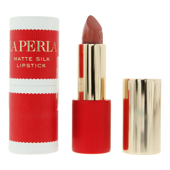 La Perla Matte Silk Lipstick - #110 - Cinnamon Red - 3.5g