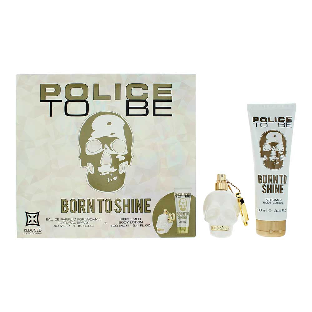 Police To Be Born To Shine Woman Gift Set 40ml EDT + 100ml Body Lotion