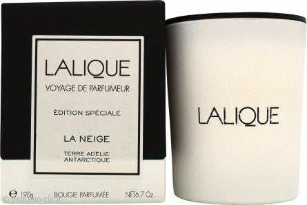 Lalique Candle 190g - La Neige Terre Adelie Special Edition