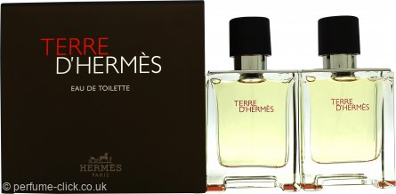 Hermès Terre d'Hermès Eau de Toilette Gift Set 2 x 50ml EDT