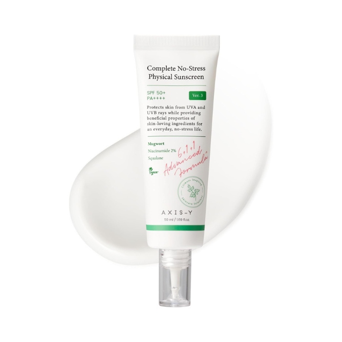 AXIS-Y Complete No-Stress Physical Sunscreen SPF50+ 50ml