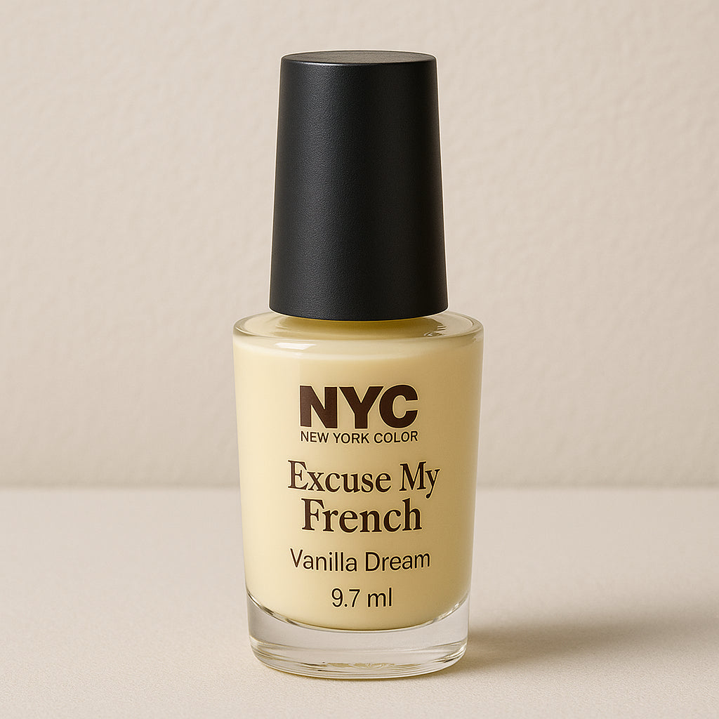 NYC New York Color Excuse My French Nail Polish 9.7ml -Strawberry Cream