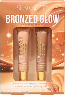 Sunkissed Bronzed Glow Duo Gift Set 15ml Liquid Tan Bronzer + 15ml Liquid Soft Bronzer