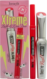 Benefit They're Real Gift Set 0.35ml Xtreme Precision Black Eyeliner + 8.5g Magnet Mascara N65 Black