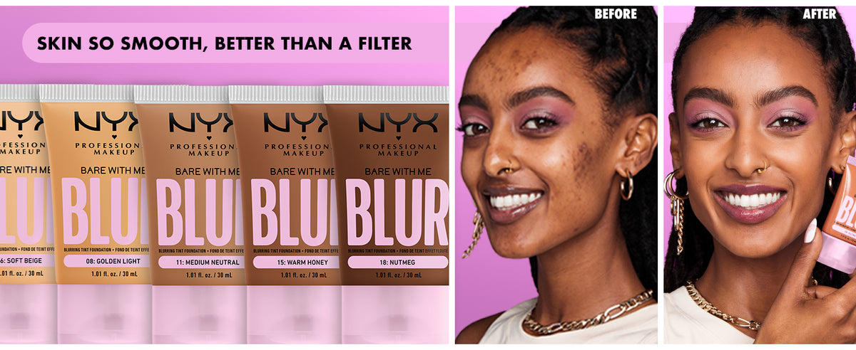 NYX Bare With Me Blur Foundation 30ml - 17 Truffle