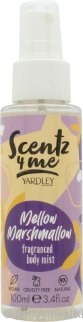 Yardley Scentz 4 Me Fragranced Body Mist 100ml Spray - Mellow Marshmallow