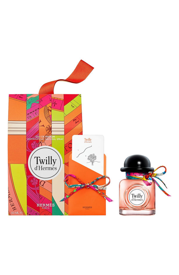 Hermès Twilly d'Hermès Gift Set 50ml EDP + 1 x Knotting Card + 1 x Silk-Tie Ribbon