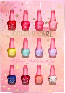 Q-KI Colour Care Nail Polish Gift Set 12 x 3.5ml Pieces