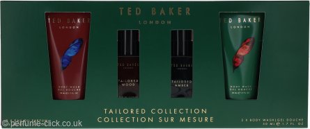 Ted Baker Tailored Collection Gift Set 2x 15ml EDP + 2x 50ml Body Wash