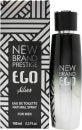 New Brand Parfums Ego Silver Eau de Toilette 100ml Spray