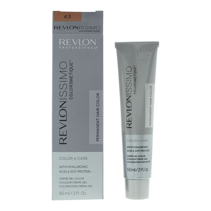 Revlon Revlonissimo Colorsmetique Permanent Hair Color 60ml - 4.5 Medium Mahogany Brown