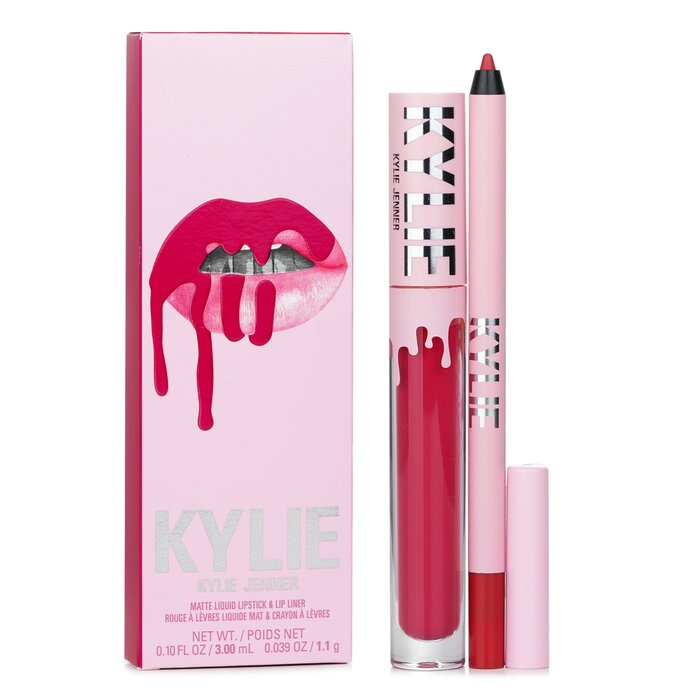 Kylie Cosmetics Matte Lip Kit 3ml Liquid Lipstick + 1.1g Lip Liner - Bad Lil Thing