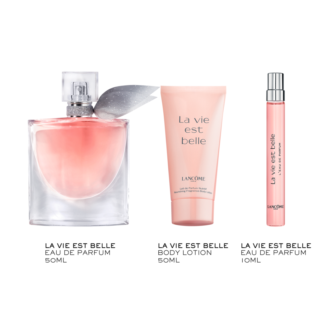 Lancome La Vie Est Belle L'Eau de Parfum Gift Set 50ml Spray + 50ml Body Lotion