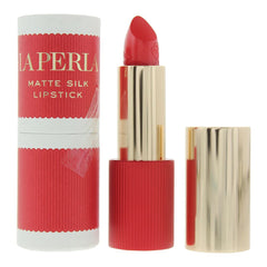 La Perla Matte Silk Lipstick - #112 - Tiramisu Red - 3.5g