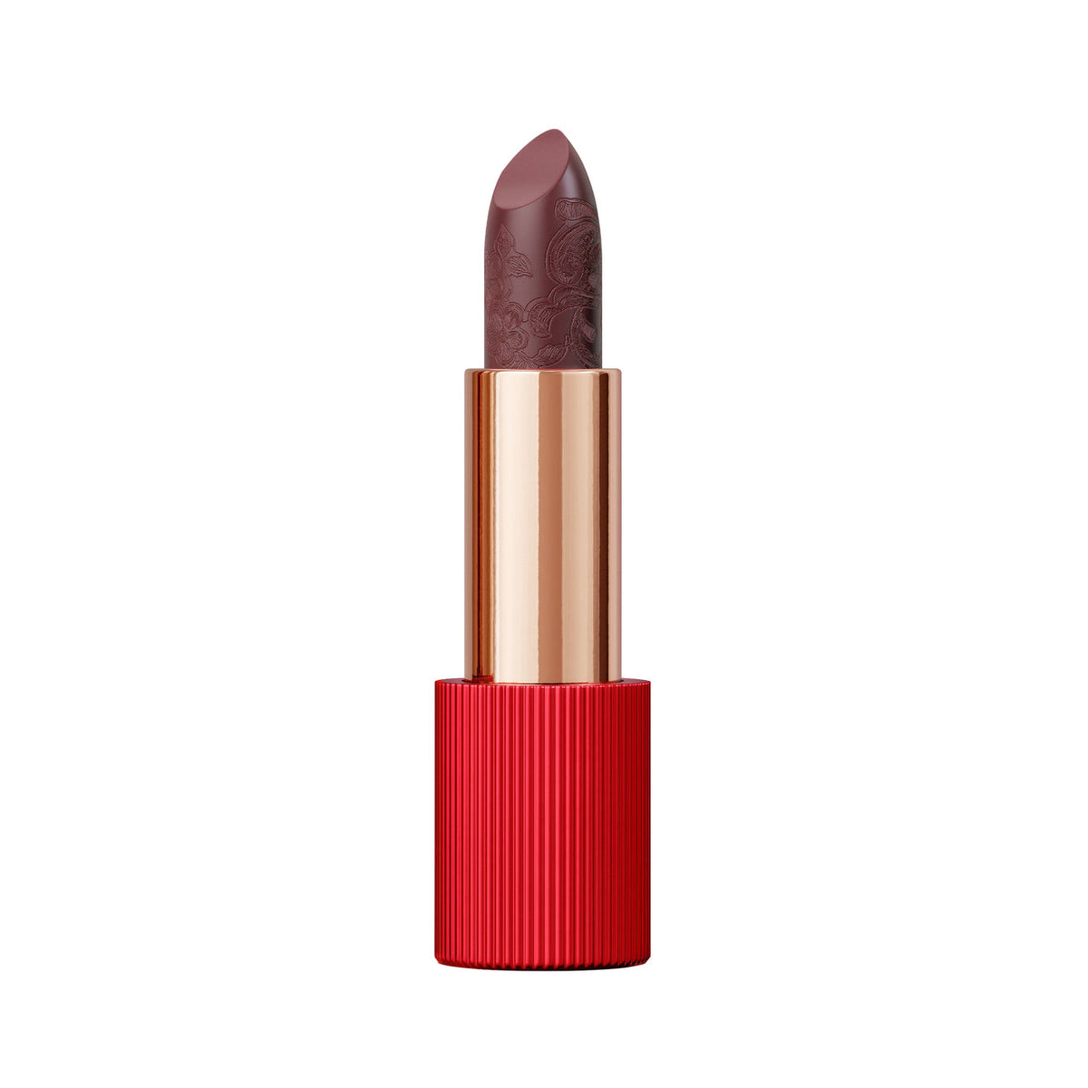 La Perla Matte Silk Lipstick - #108 - Plum Red - 3.5g