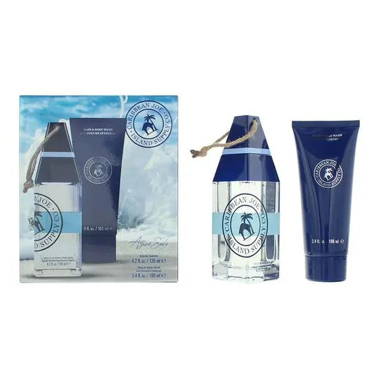 Caribbean Joe Azure Sails Gift Set 125ml EDT + 100ml Hair & Body Wash