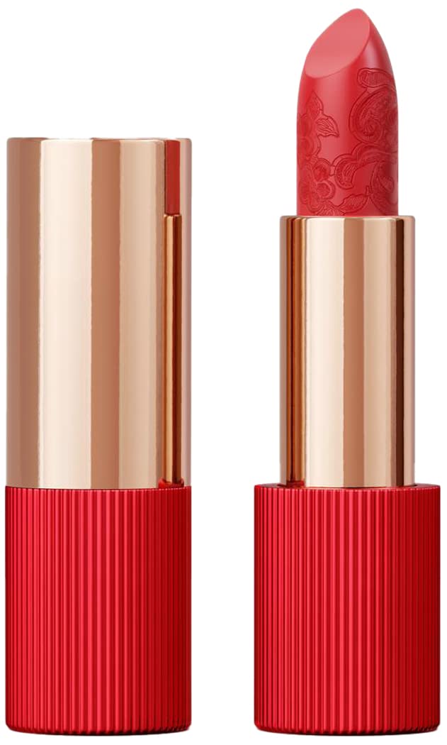 La Perla Matte Silk Lipstick - #103 - Coral Red - 3.5g
