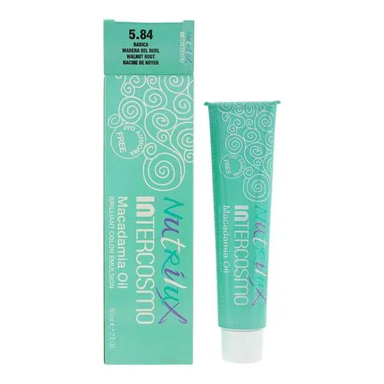 Intercosmo Nutrilux Macadamia Oil Hair Colour - 60ml - 5.60 Grosella