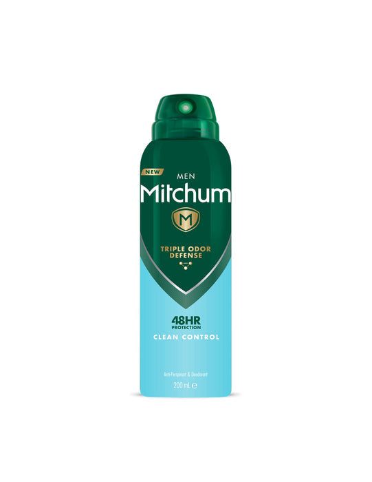 Mitchum Men Triple Odor Defense Clean Control 48HR Protection Deodorant Spray 200ml