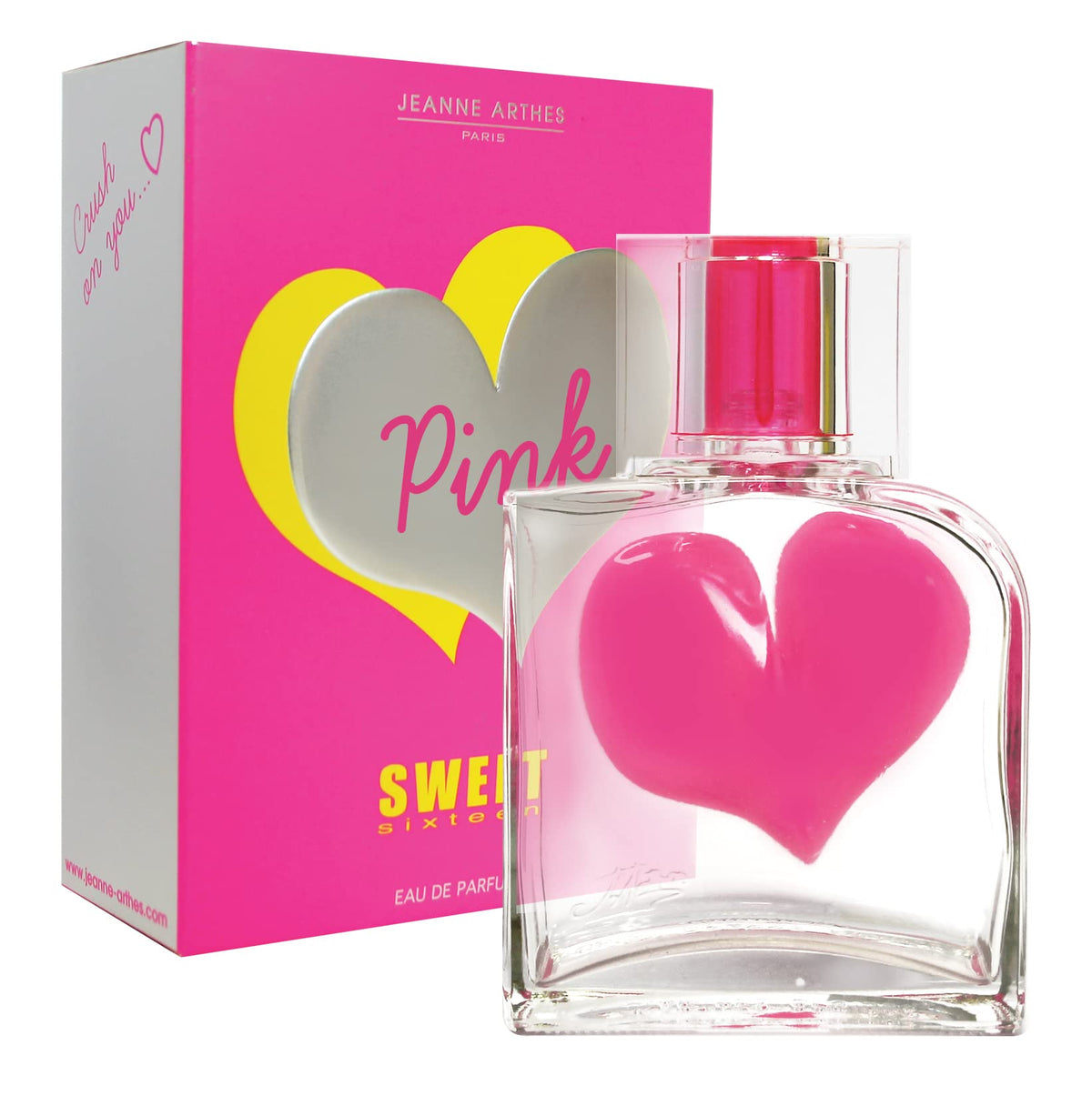 Jeanne Arthes Sweet Sixteen Pink Eau de Parfum 100ml Spray