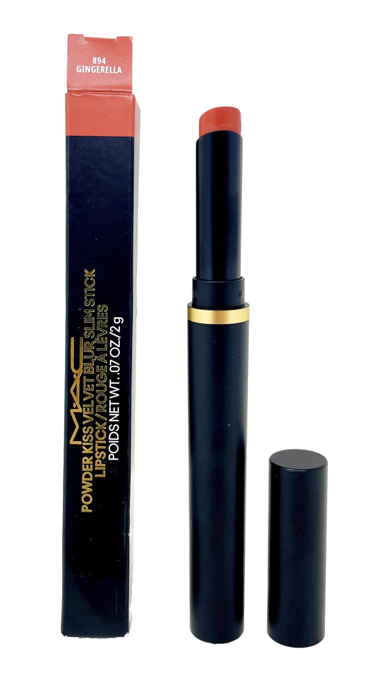 MAC Powder Kiss Velvet Blur Slim Lipstick 2g - Spice World