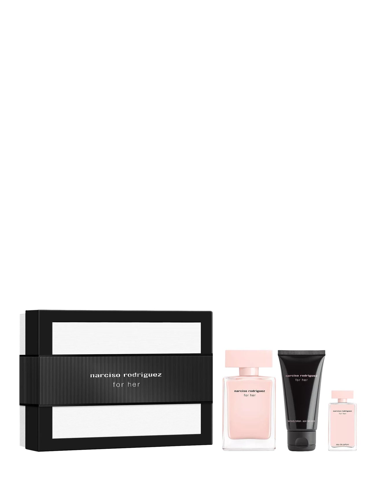 Narciso Rodriguez for Her Gift Set 50ml EDP + 50ml Body Lotion +7.5ml EDP
