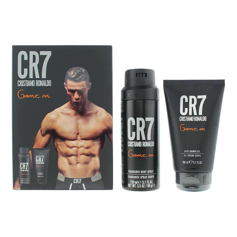 Cristiano Ronaldo CR7 Play It Cool Gift Set 150ml Shower Gel + 150ml Body Spray