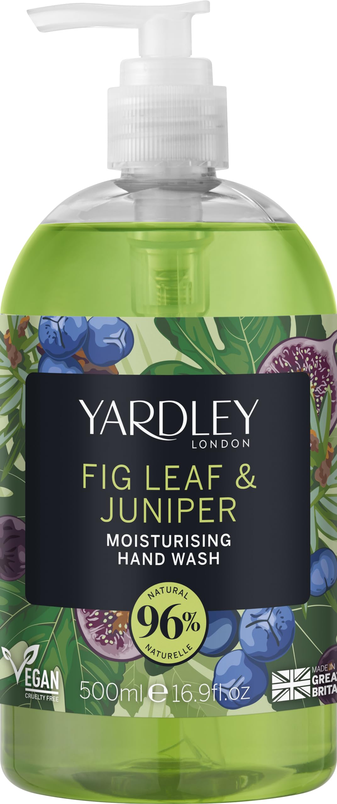 Yardley Fig Leaf & Juniper Milk Botanical Hand Wash 500ml