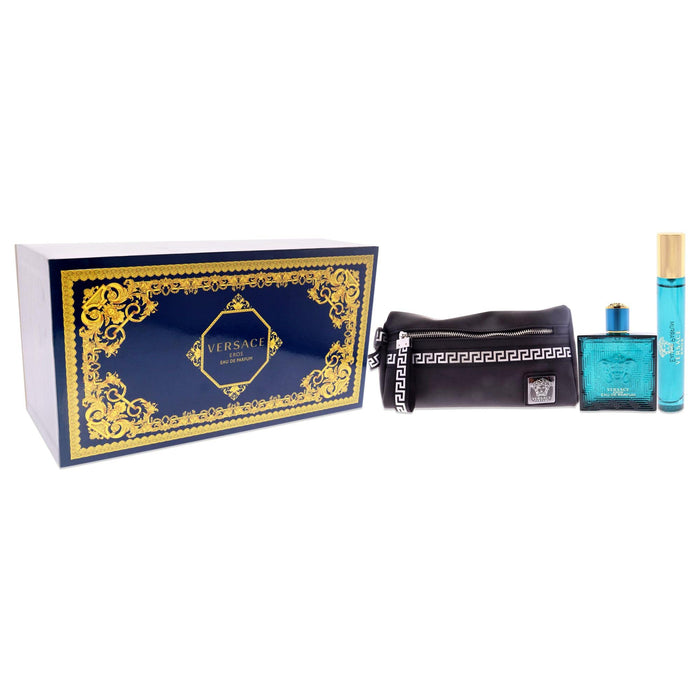 Versace Eros Najim Gift Set 100ml Parfum + 10ml Parfum + Toiletry Bag