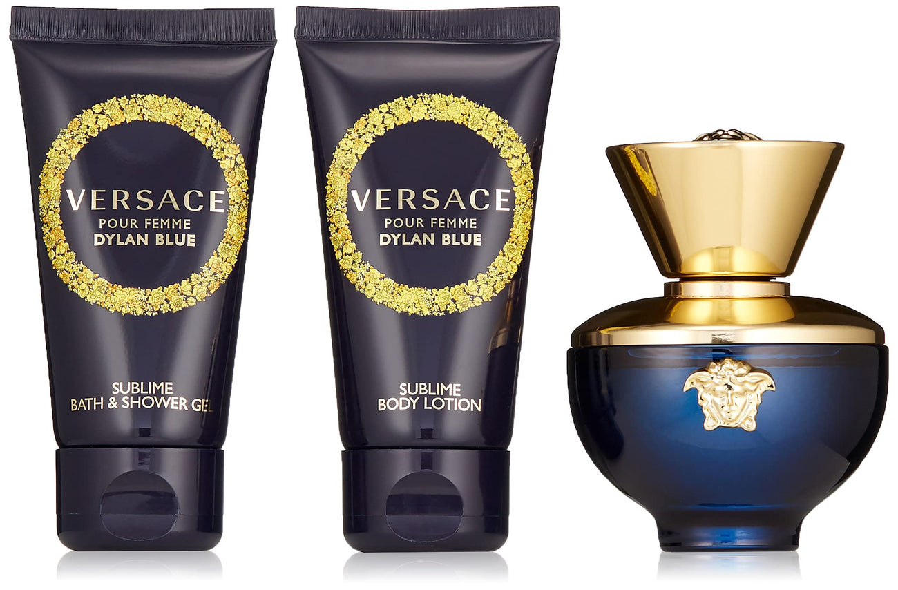 Versace Pour Femme Dylan Purple Gift Set 50ml EDP + 50ml Shower Gel + 50ml Body Lotion