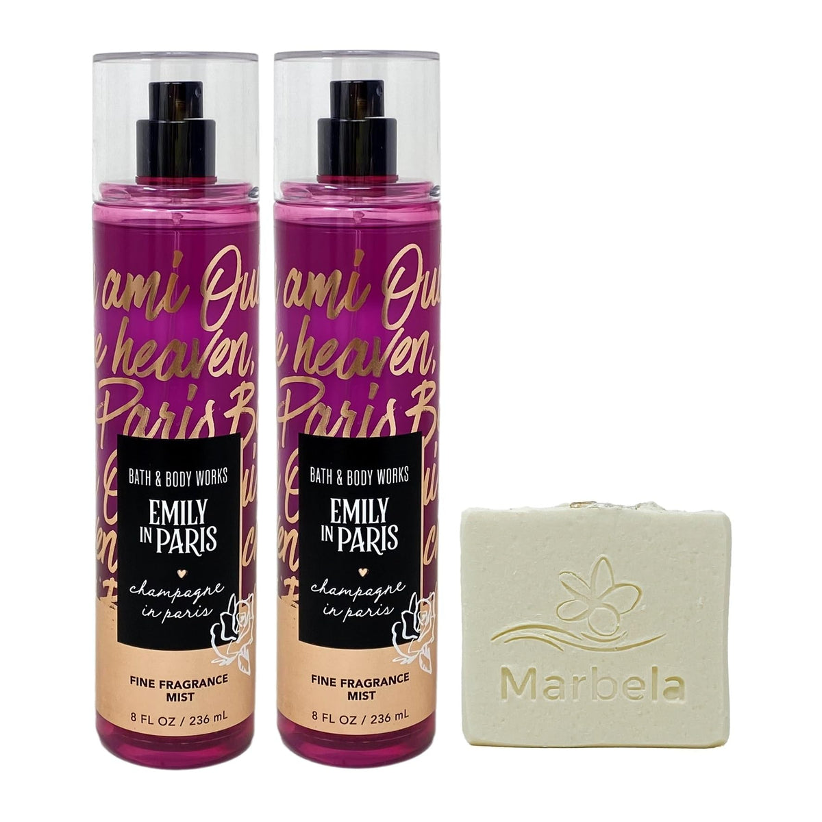 Emily In Paris Gift Set 65ml Body Lotion + 50ml Body Mist + 10ml EDT