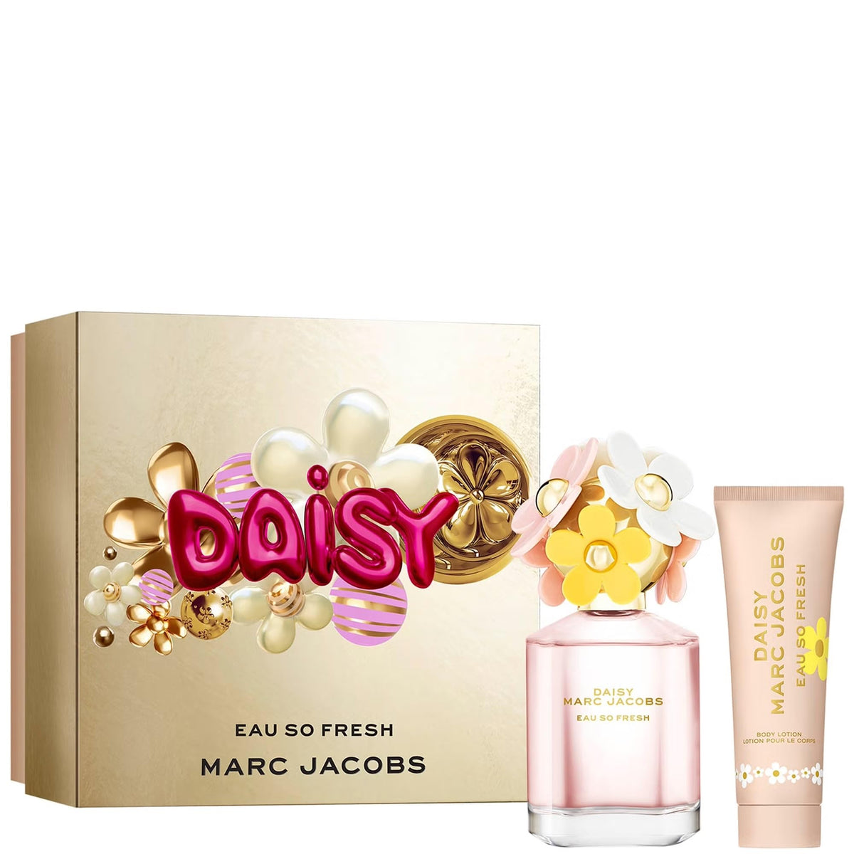 Marc Jacobs Daisy Eau So Fresh Gift Set 75ml EDT + 75ml Body Lotion