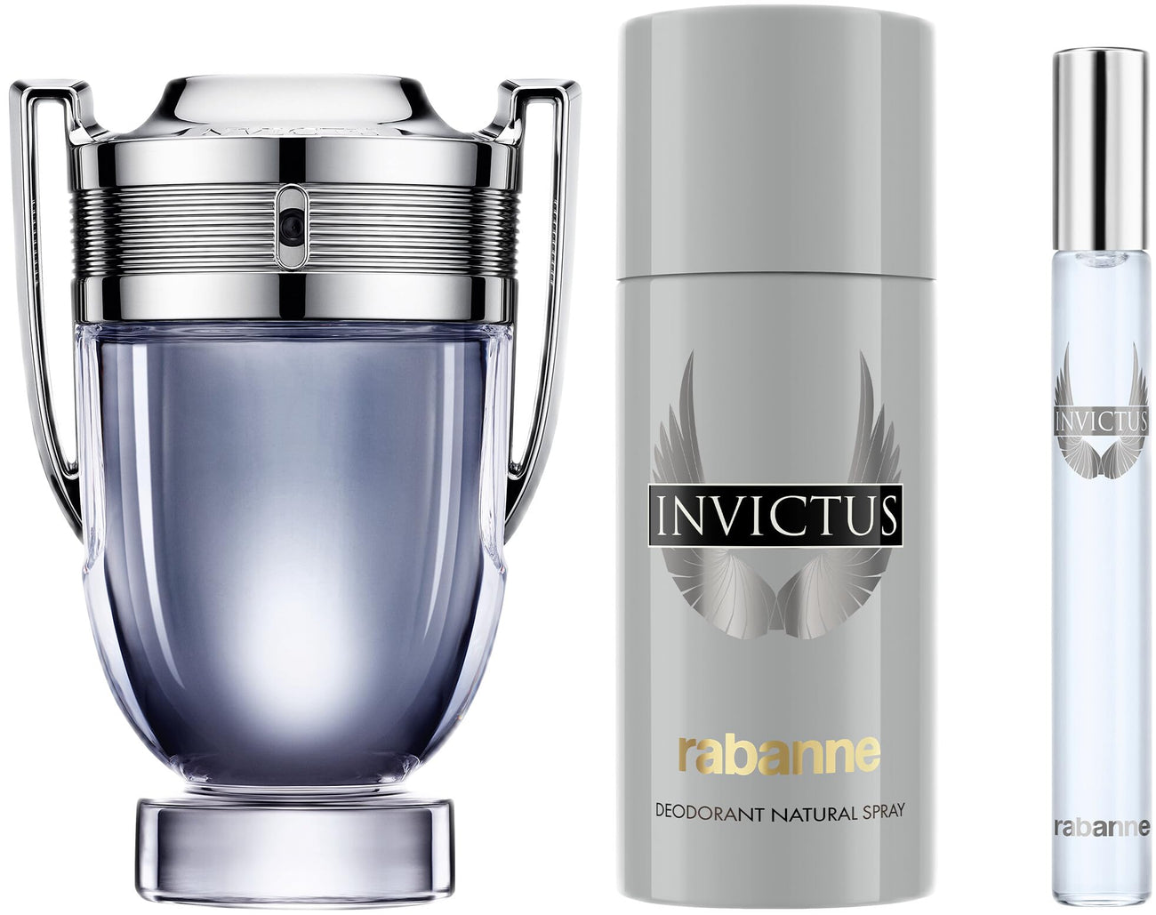 Paco Rabanne Invictus Gift Set 100ml EDT + 10ml EDT