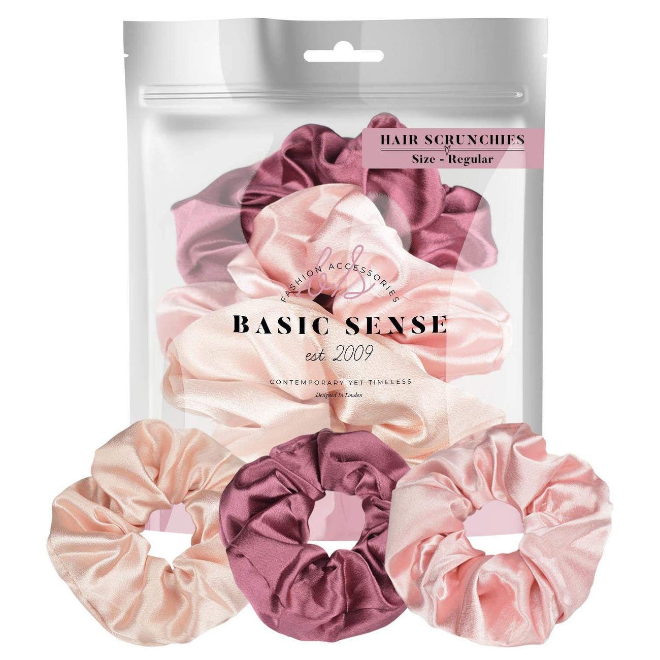Tilly Satin Scrunchie Collection Gift Set 7 Pieces