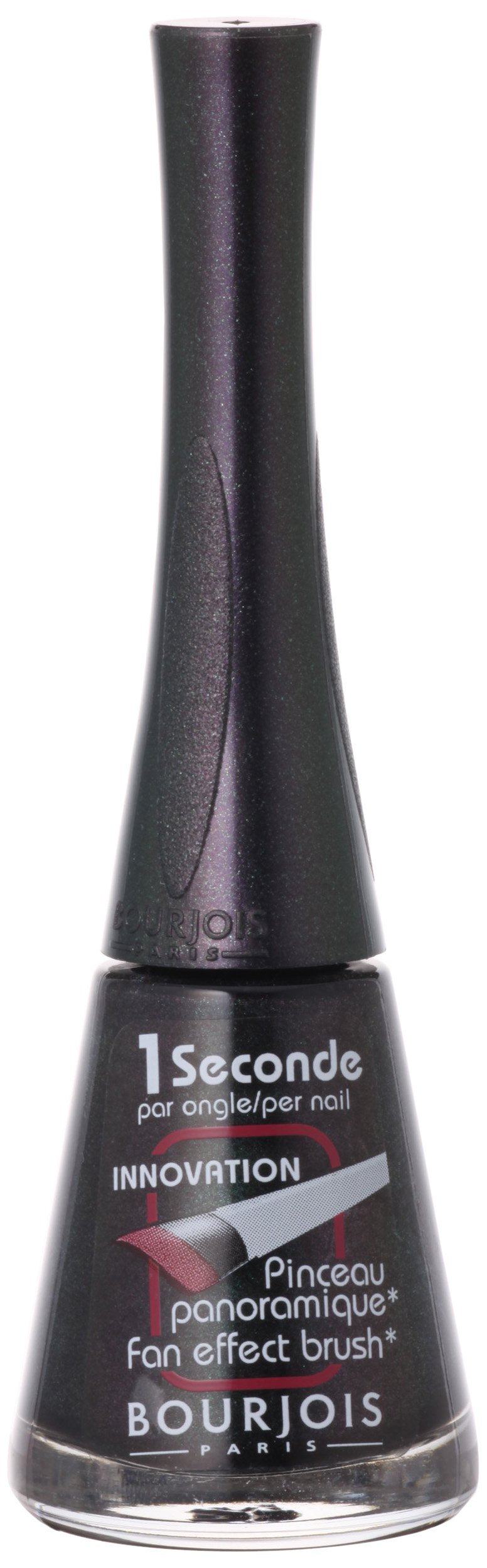 Bourjois 1 Seconde Nail Polish 8ml -  Charcoal Shimmer