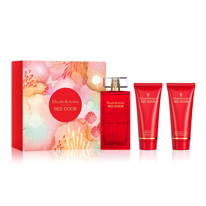 Elizabeth Arden Red Door Gift Set 100ml EDT + 100ml Shower Gel + 100ml Body Lotion