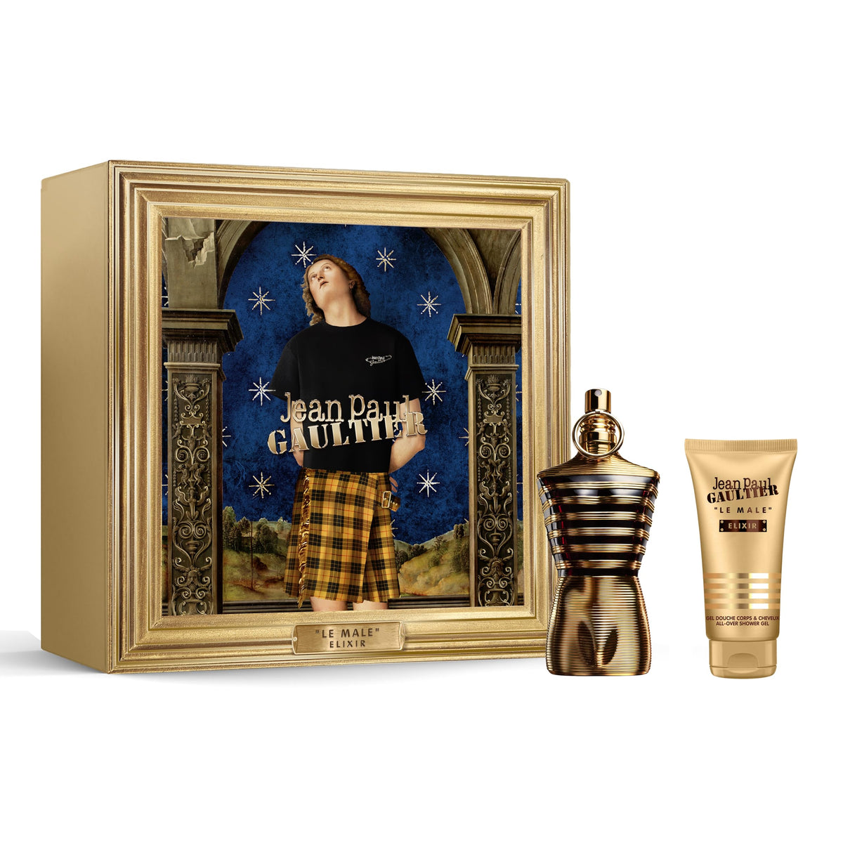 Jean Paul Gaultier Le Male Elixir Gift Set 125ml EDP + 75ml Shower Gel