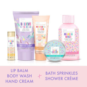 Baylis & Harding Beauticology Sprinkles Giftset 5 Piece Set (This gift set includes shower soap, shower cream, shower gel, body lotion and hand lotion in handy 100ml bottles.)