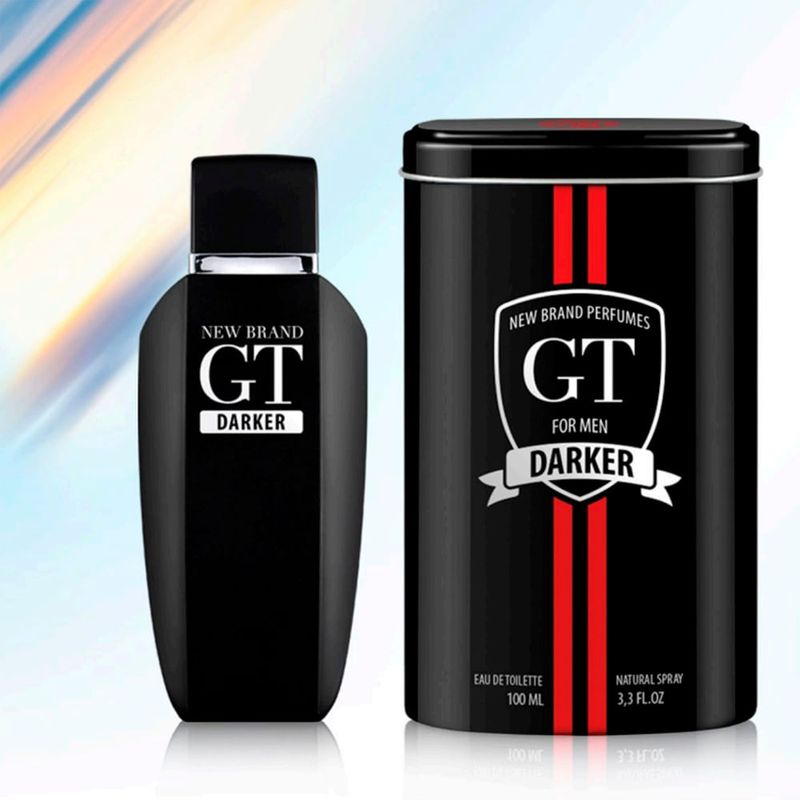 New Brand GT Darker For Men Eau de Toilette 100ml Spray