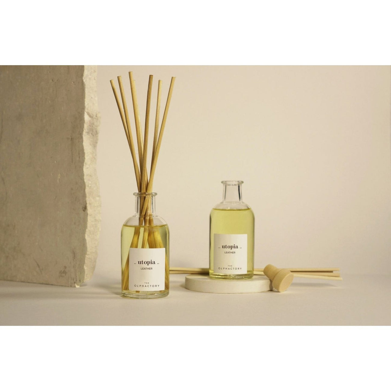 The Olphactory Utopia Leather Reed Diffuser 100ml