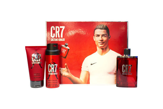 Cristiano Ronaldo CR7 Game On Gift Set 100ml EDT Spray + 150ml Shower Gel + 150ml Body Spray