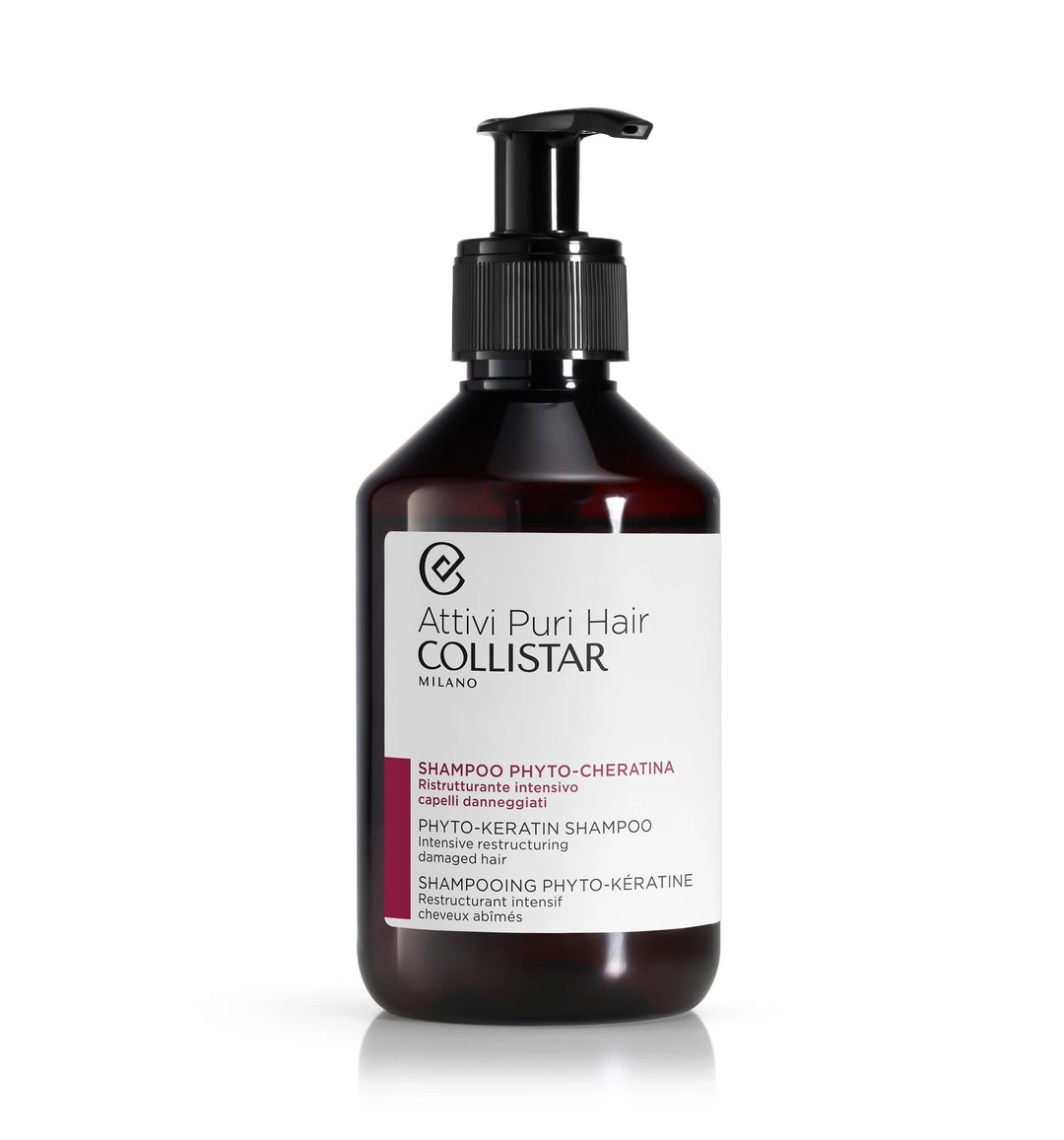 Collistar Pure Active Phyto Keratin Intensive Restructuring Shampoo 250ml
