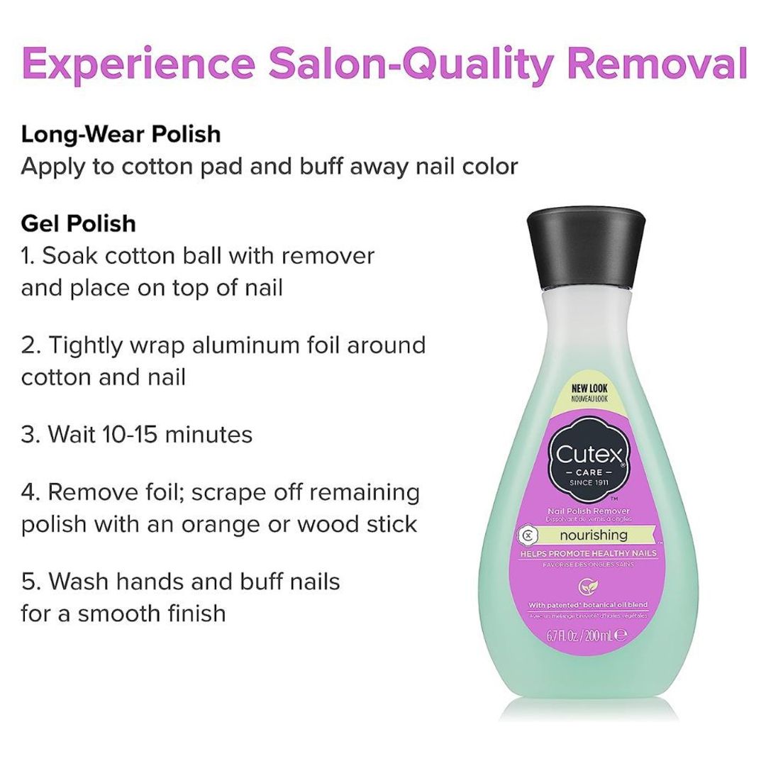Cutex Nourishing Nail Polish Remover 200ml