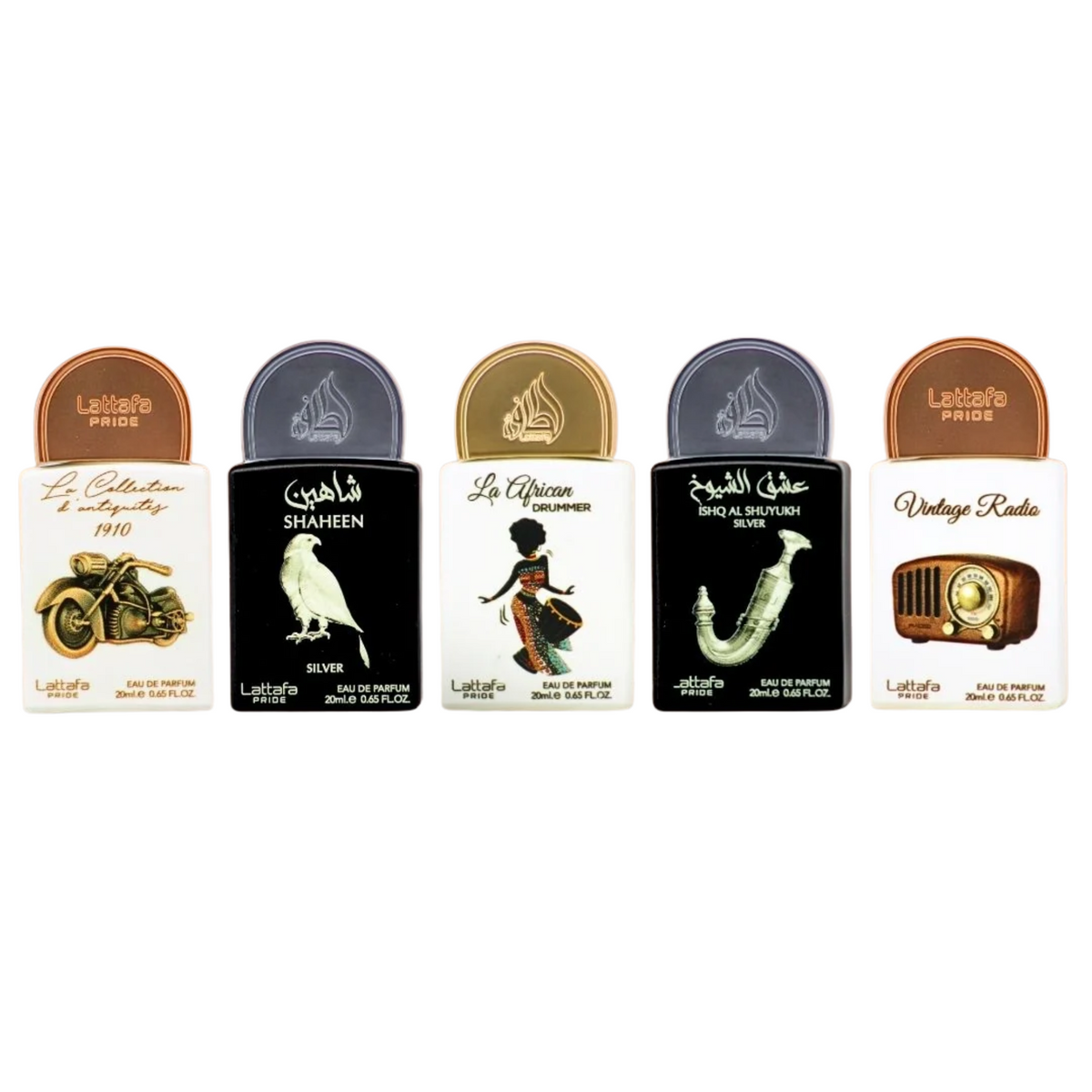 Lattafa Pride Gift Set Collection No.1 - 5 x 20ml